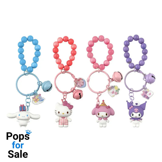 Sanrio Celebration Series Keychain & Bracelet Hello Kitty and Friends Display (12) Keyrings