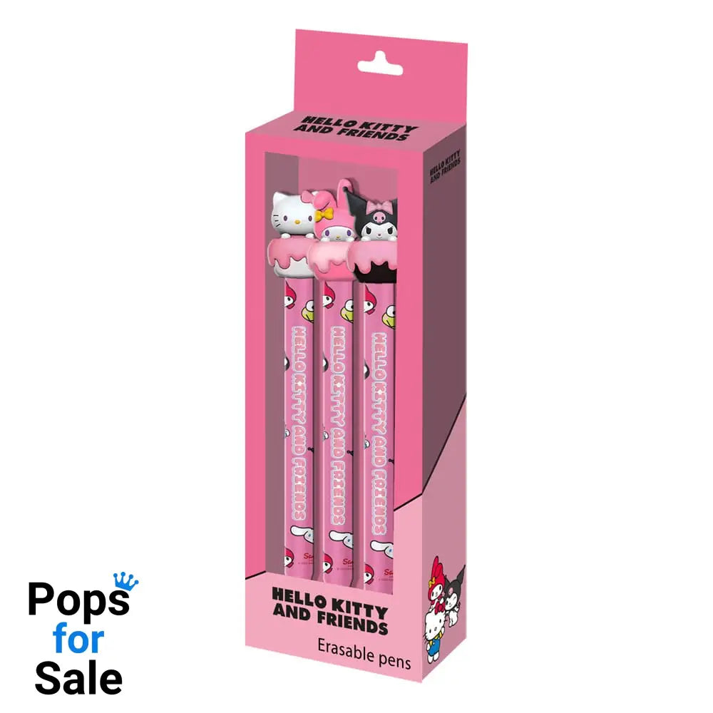 Sanrio Erasable Gel Pens 3-Pack