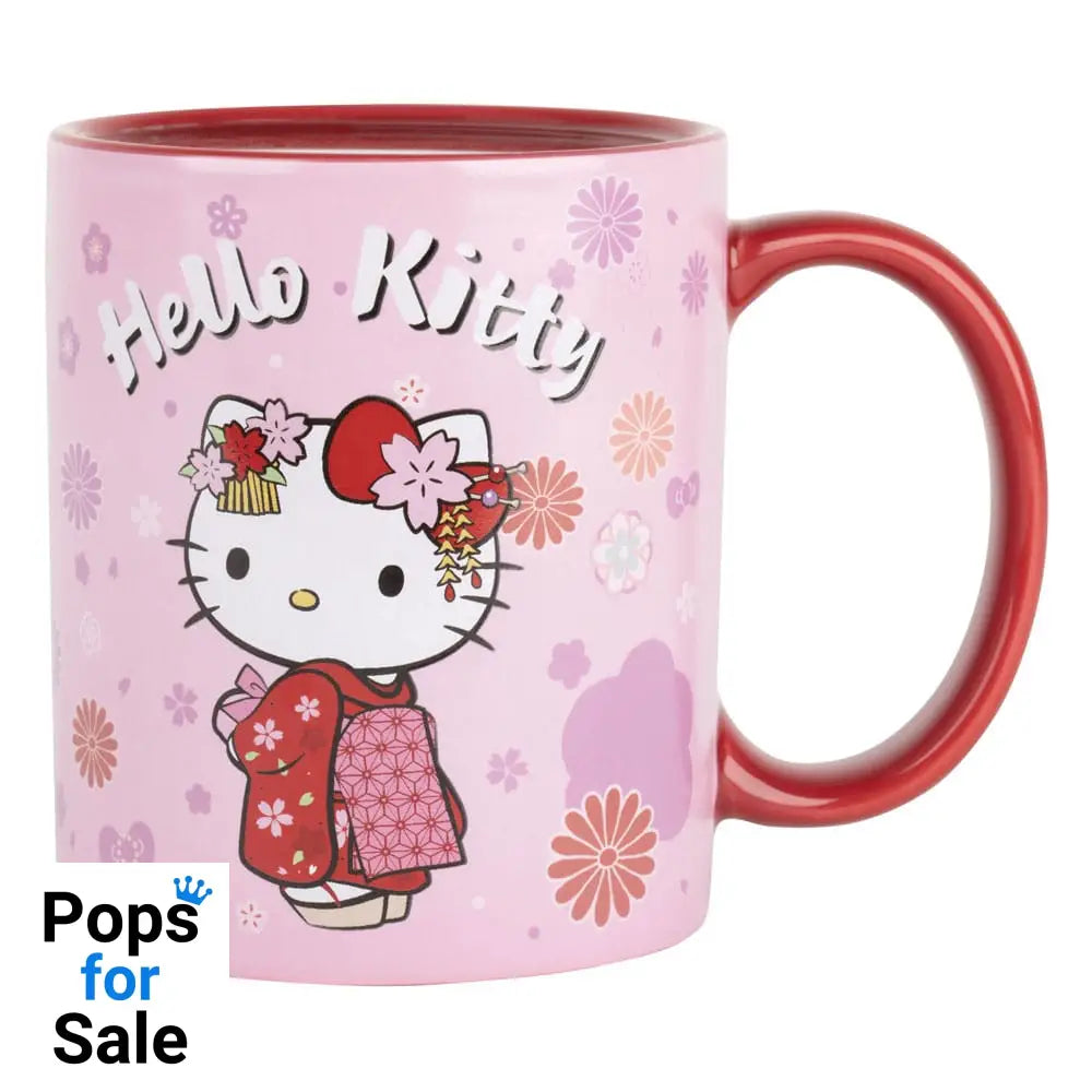 Sanrio Heat Change Mug Hello Kitty Kimono 320 ml Cups & Mugs