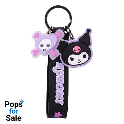 Sanrio Key Chain Hello Kitty & Friends FunKey Chains Black