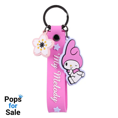 Sanrio Key Chain Hello Kitty & Friends FunKey Chains Pink Keyrings