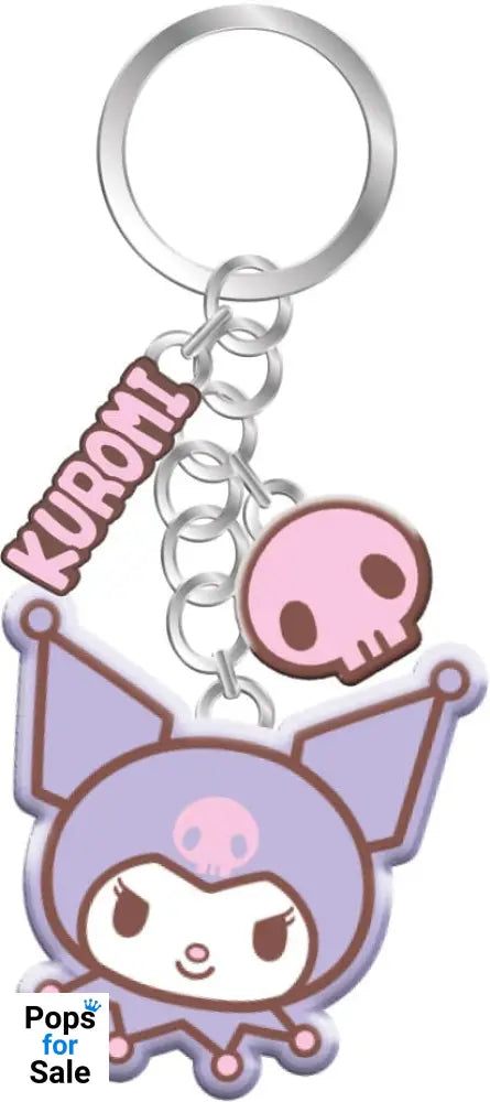 Sanrio Metal Keychain Kuromi Keyrings