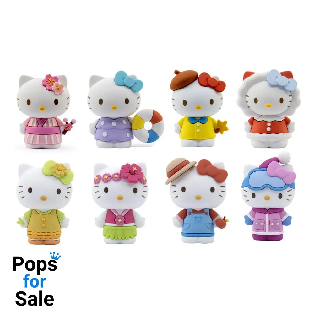 Sanrio Mini-Doll Four Seasons Series Mini Figures Hello Kitty 5 cm Display (12) Mini-figures