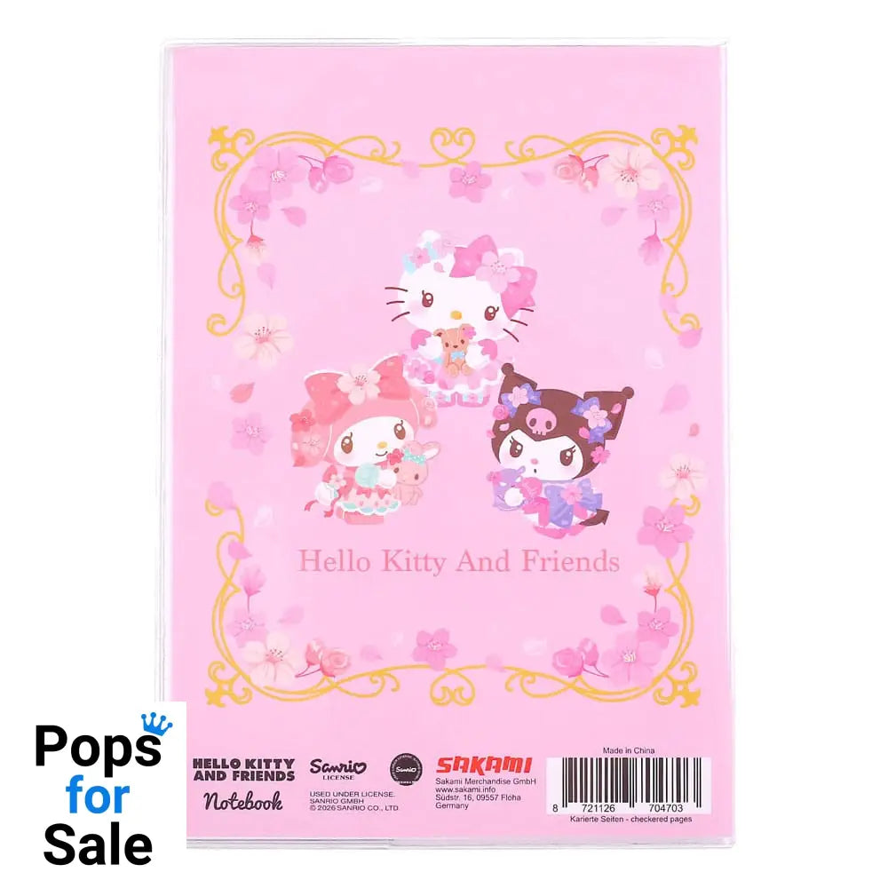 Sanrio Notebook Hello Kitty & Friends Sakura Series Holographic Checkered