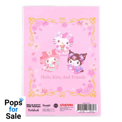 Sanrio Notebook Hello Kitty & Friends Sakura Series Holographic Checkered