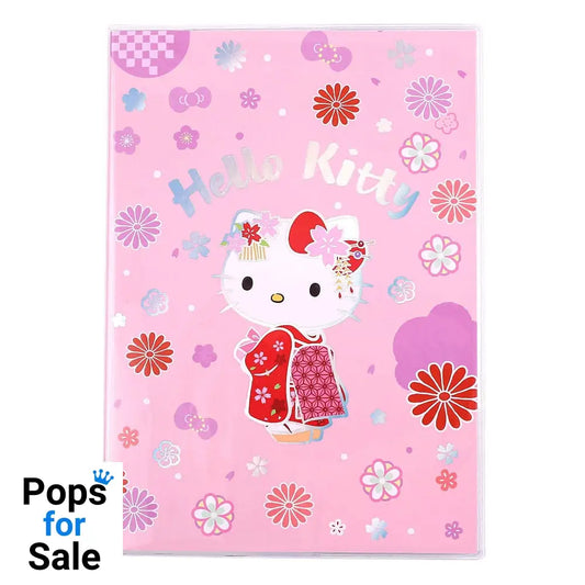 Sanrio Notebook Hello Kitty Kimono Holographic Checkered