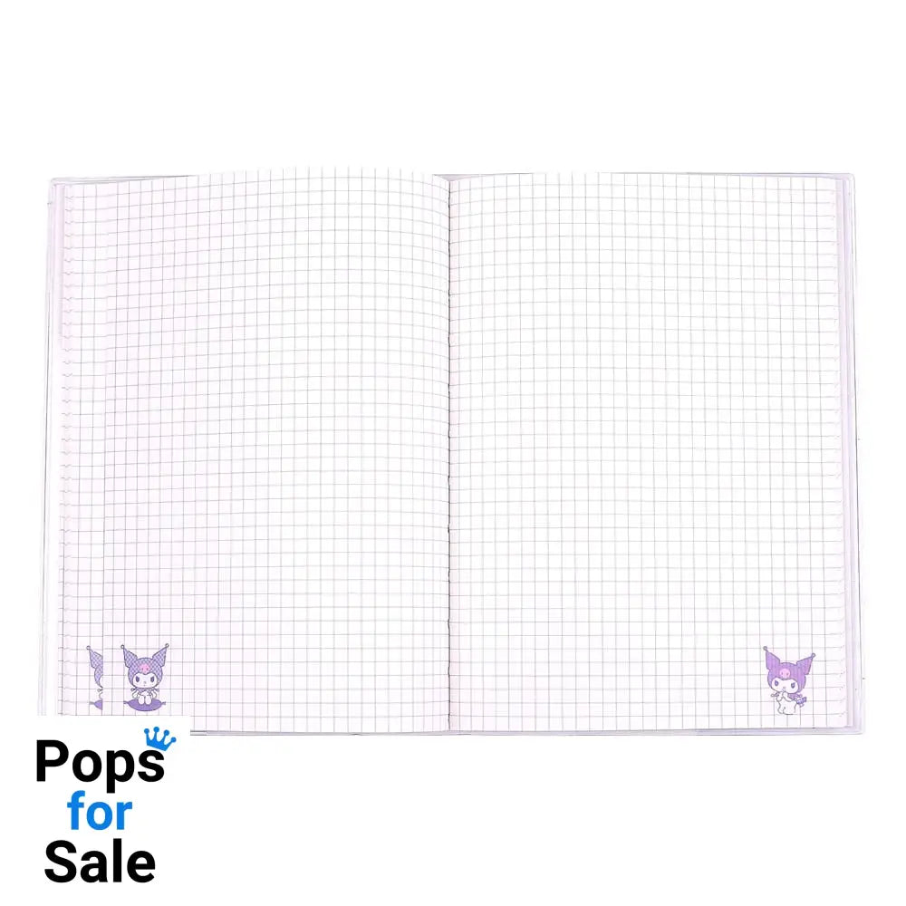 Sanrio Notebook Kuromi Japanese Holographic Checkered