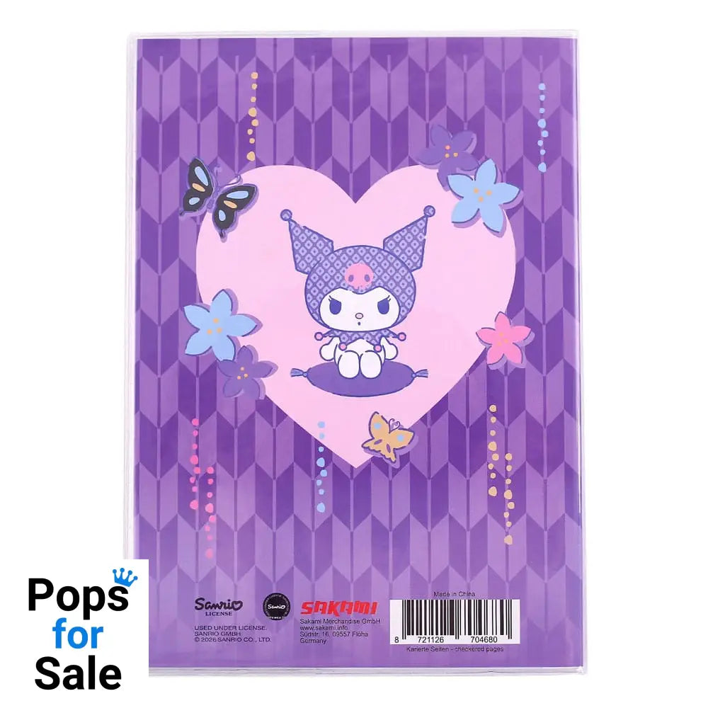 Sanrio Notebook Kuromi Japanese Holographic Checkered