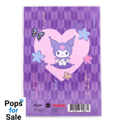 Sanrio Notebook Kuromi Japanese Holographic Checkered