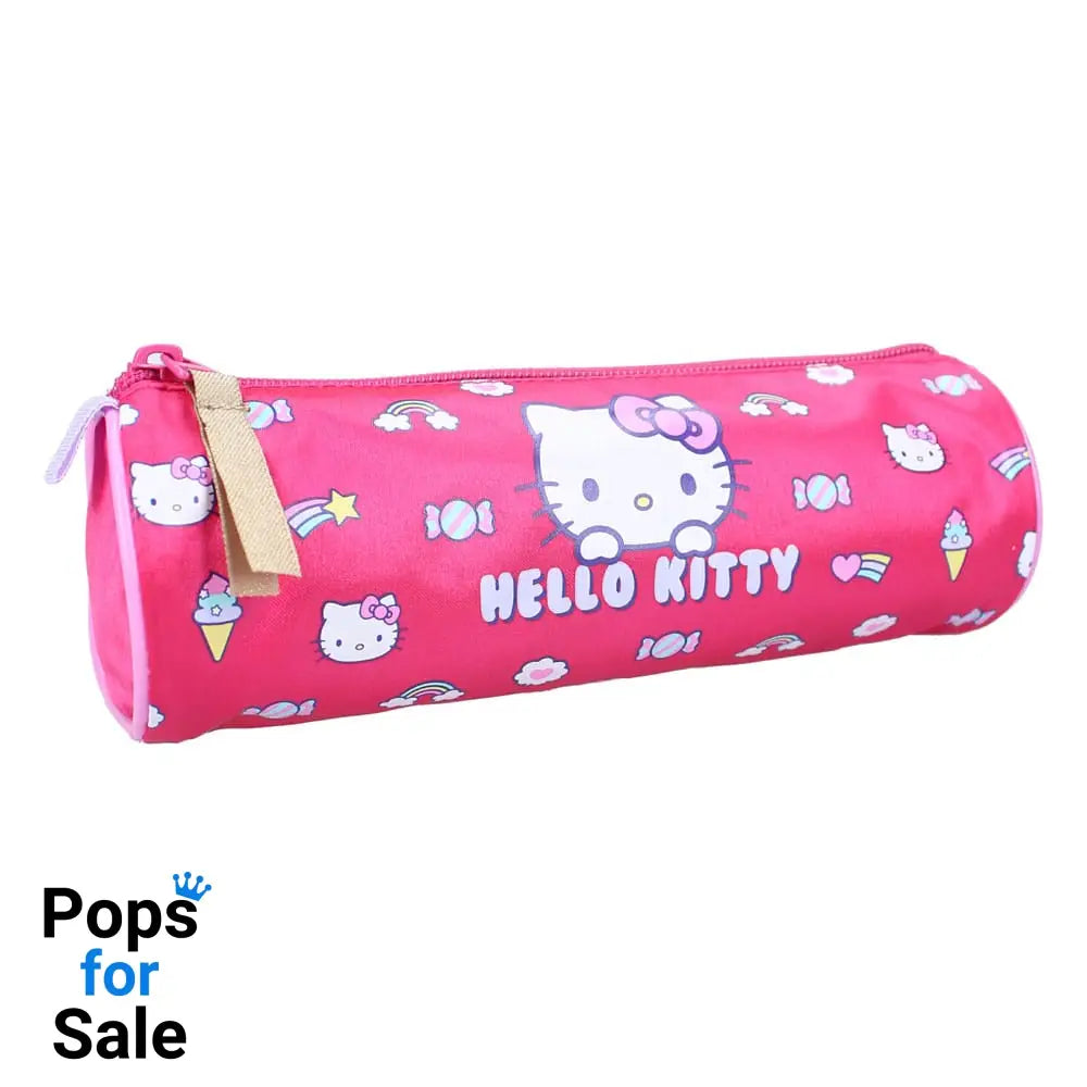 Sanrio Pencil case Hello Kitty Follow The Rainbow Round Stationery