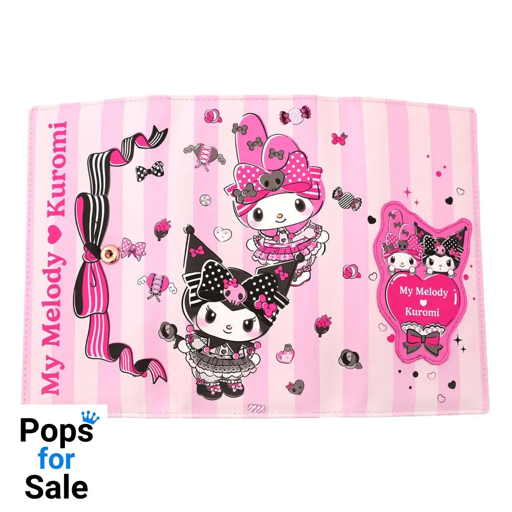 Sanrio Pink Black Party Series Coin Purse Kuromi & My Melody