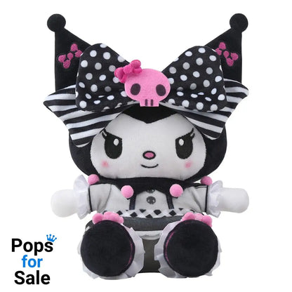 Sanrio Pink Black Party Series Plush Figure Kuromi 17 cm
