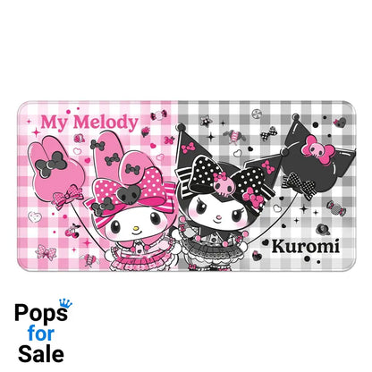 Sanrio Pink Black Party Series XXL Mousepad My Melody & Kuromi Mouse pads