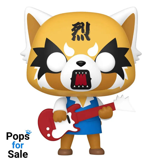 Sanrio POP! Animation Vinyl Figure Aggretsuko w/Guitar 9 cm