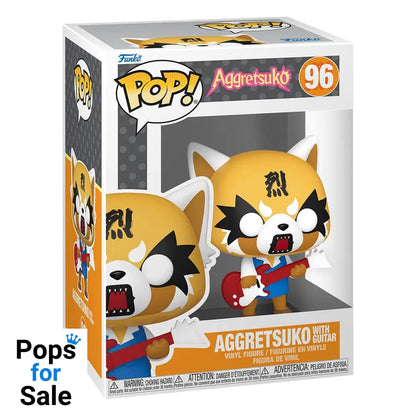 Sanrio POP! Animation Vinyl Figure Aggretsuko w/Guitar 9 cm