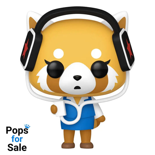 Sanrio POP! Animation Vinyl Figure Aggretsuko w/headphones 9 cm