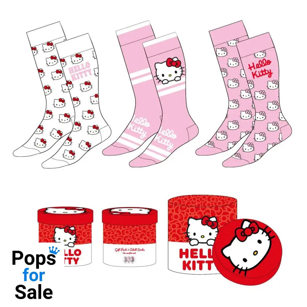 Sanrio Socks 3-Pack Hello Kitty 36-43