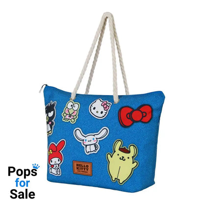 Sanrio Soleil Beach Bag Hello Kitty Stickers Blue Bags