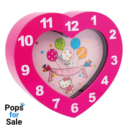 Sanrio Wall Clock Hello Kitty Heart Shaped