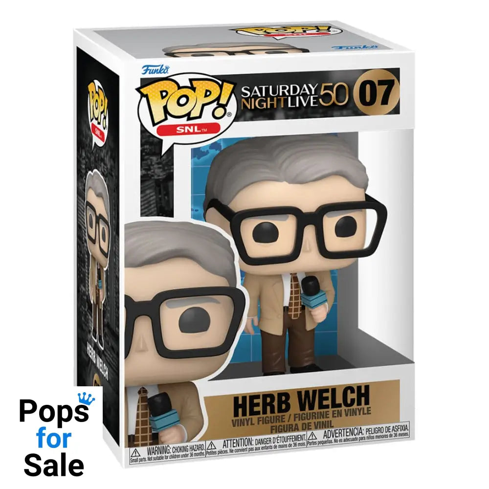 Saturday Night Live POP! Movies Vinyl Figure 50th Anniversary Herb Welch 9 cm