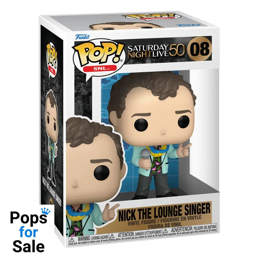 Saturday Night Live POP! Movies Vinyl Figure 50th Anniversary Nick the Lounge Singer 9 cm