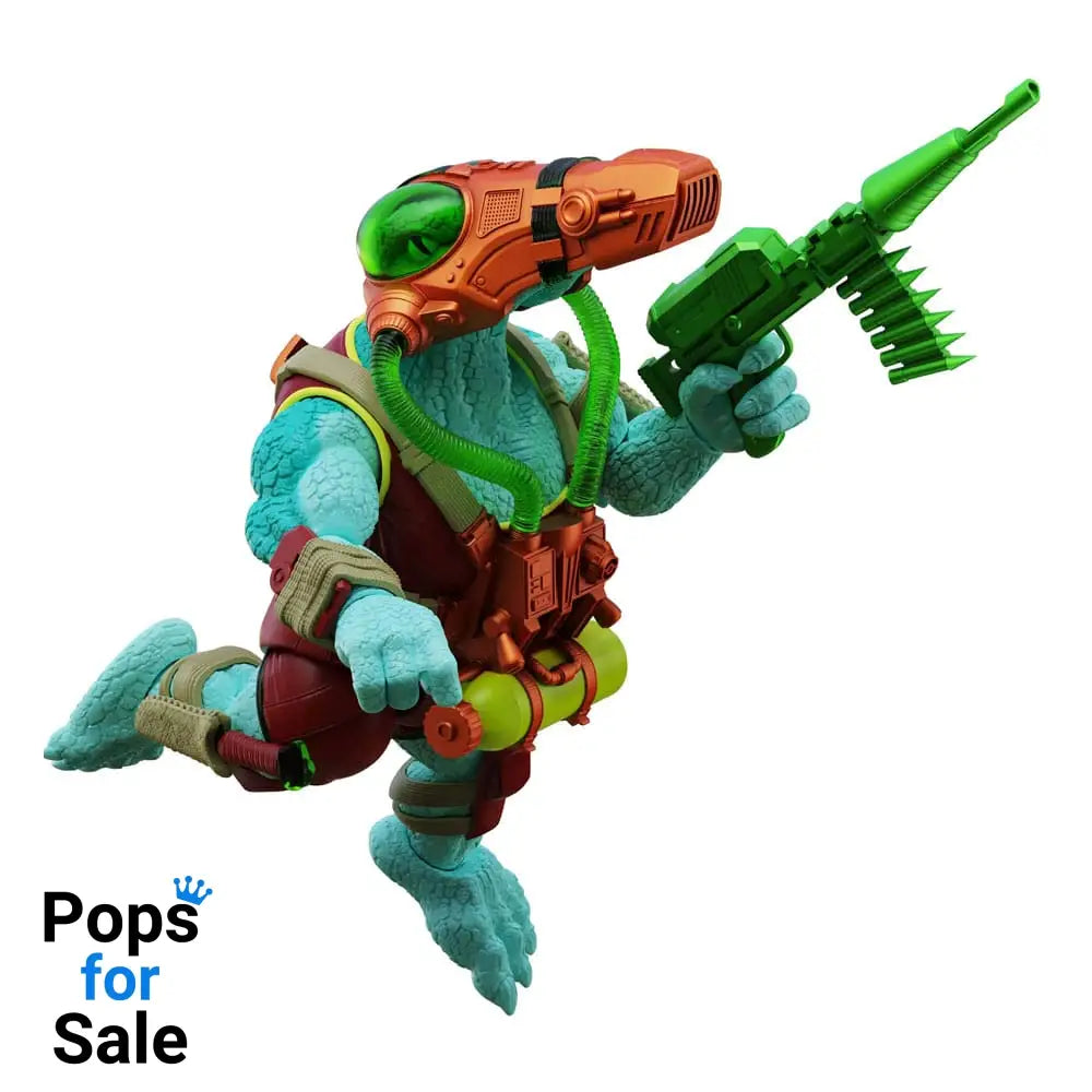 Saurozoic Warriors Rock Action Figure Javvik Mosa Mosasaurus (Underwater Assault) 15 cm