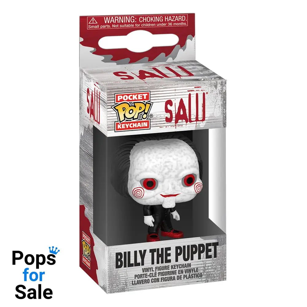 Saw Pocket POP! Vinyl Keychains 4 cm Billy the Puppet Display (12)