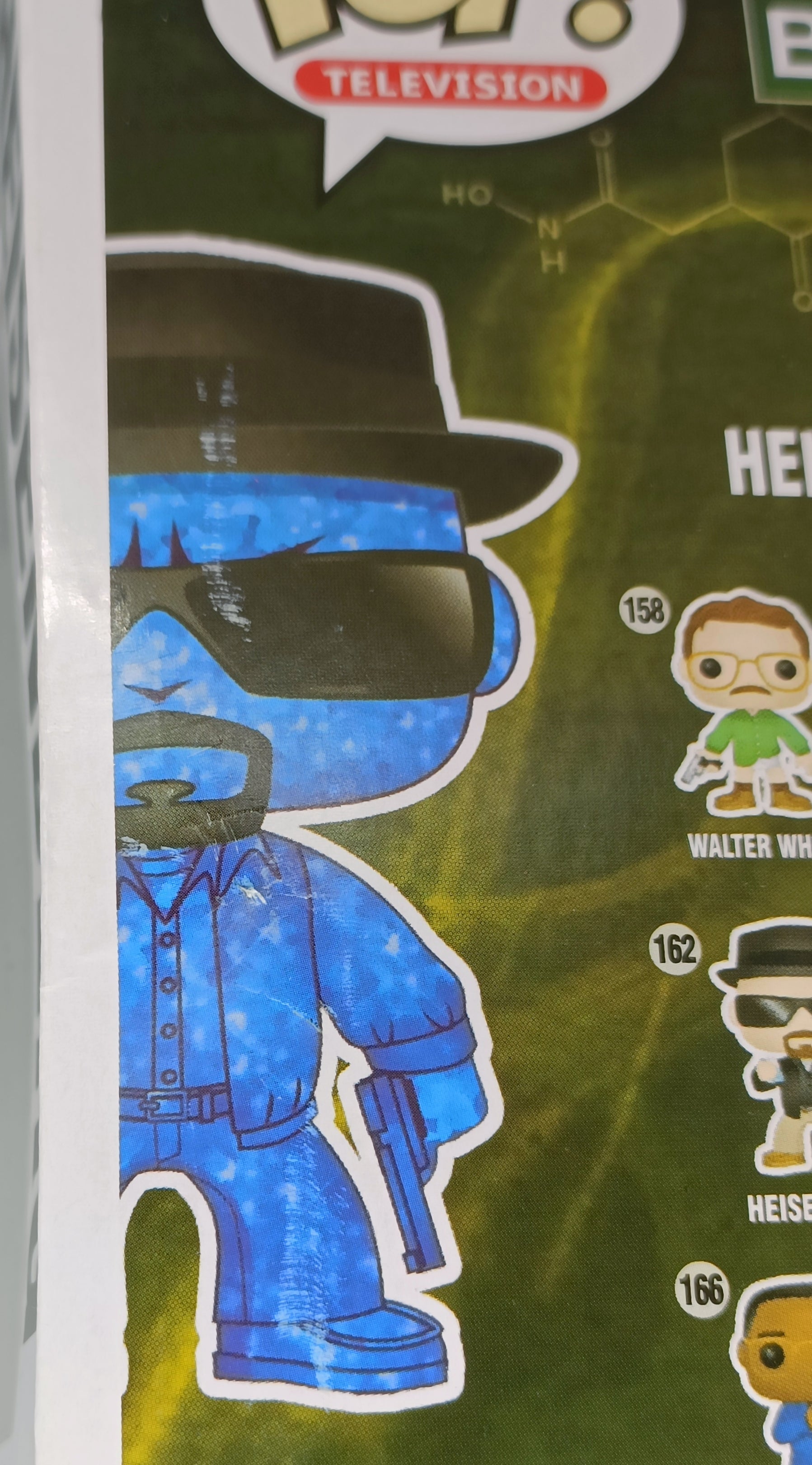 #162 Heisenberg (Blue Crystal) Breaking Bad - 2015 Con - Box Damaged Funko POP