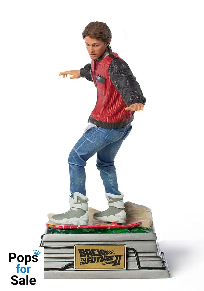 Scale Figure 1/10 Marty McFly on Hoverboard - Back to the Future Scale Figures