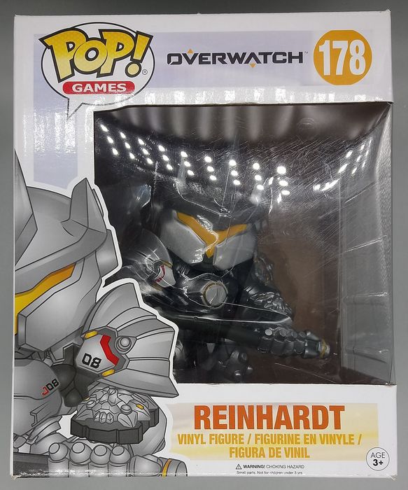 178 Reinhardt - 6 Inch - Overwatch - Box Damaged Funko POP