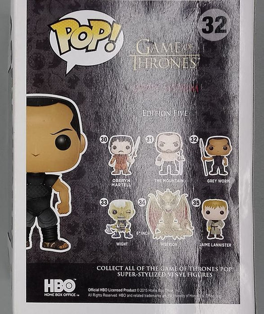 #32 Grey Worm - Game of Thrones - Box Damaged Funko POP