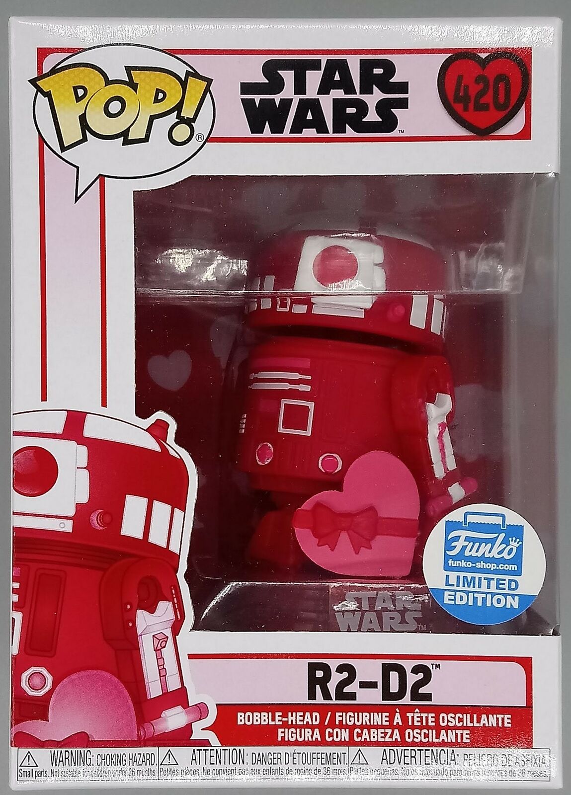 420 R2-D2 (w/ Valentine) - Star Wars Funko POP