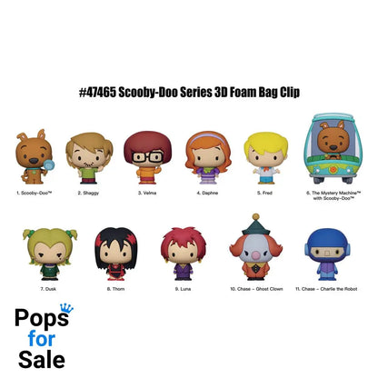 Scooby-Doo 3D PVC Bag Clips Series 2 Display (24) Keyrings