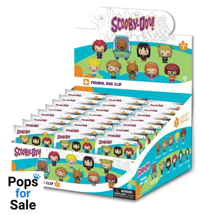 Scooby-Doo 3D PVC Bag Clips Series 2 Display (24)