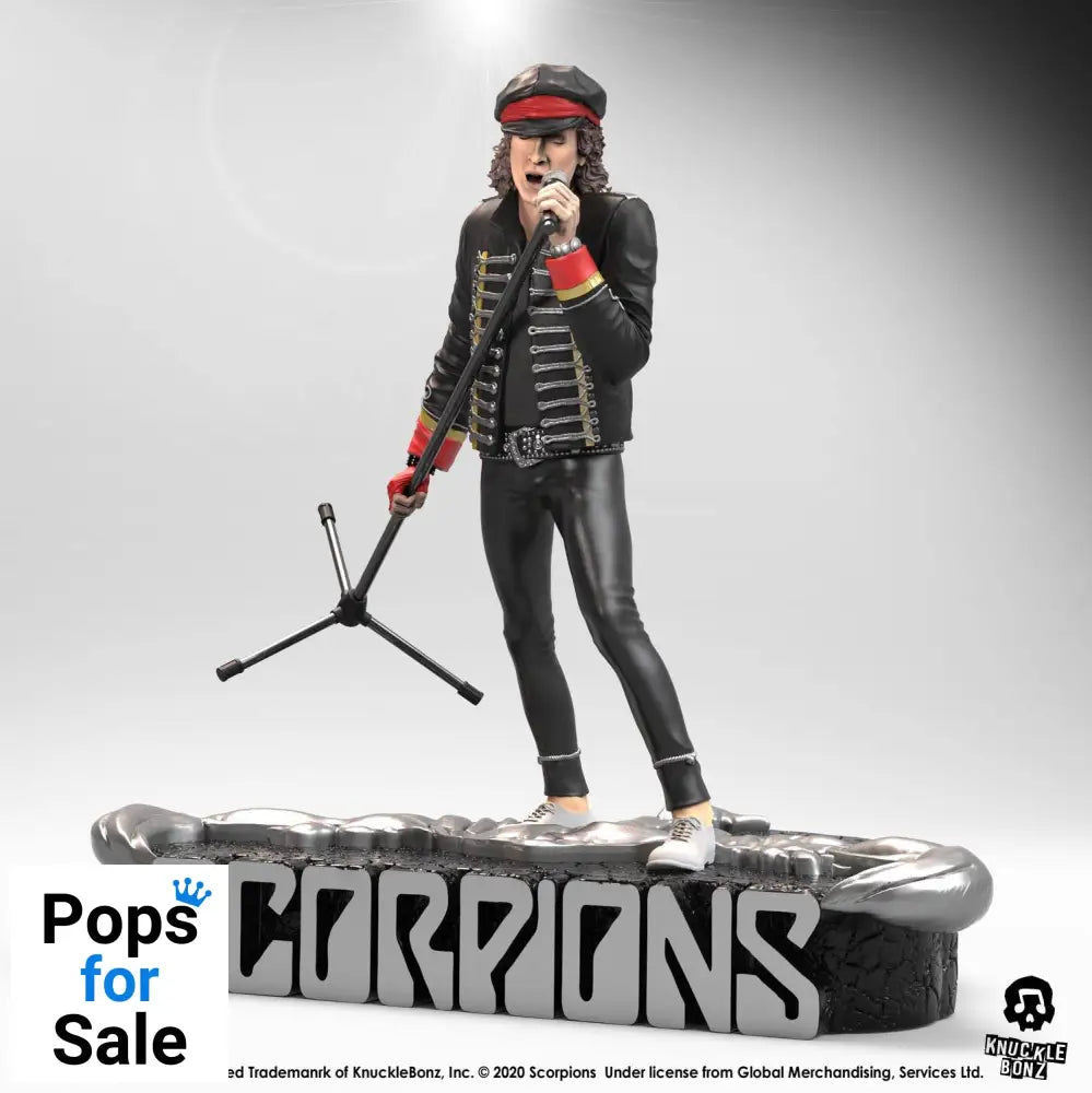Scorpions Rock Iconz Statue Klaus Meine Limited Edition 22 cm
