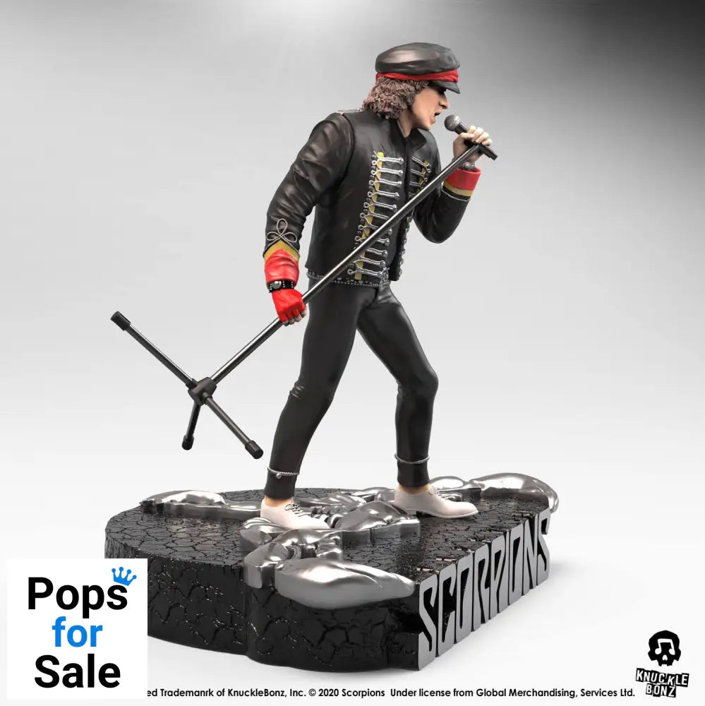 Scorpions Rock Iconz Statue Klaus Meine Limited Edition 22 cm