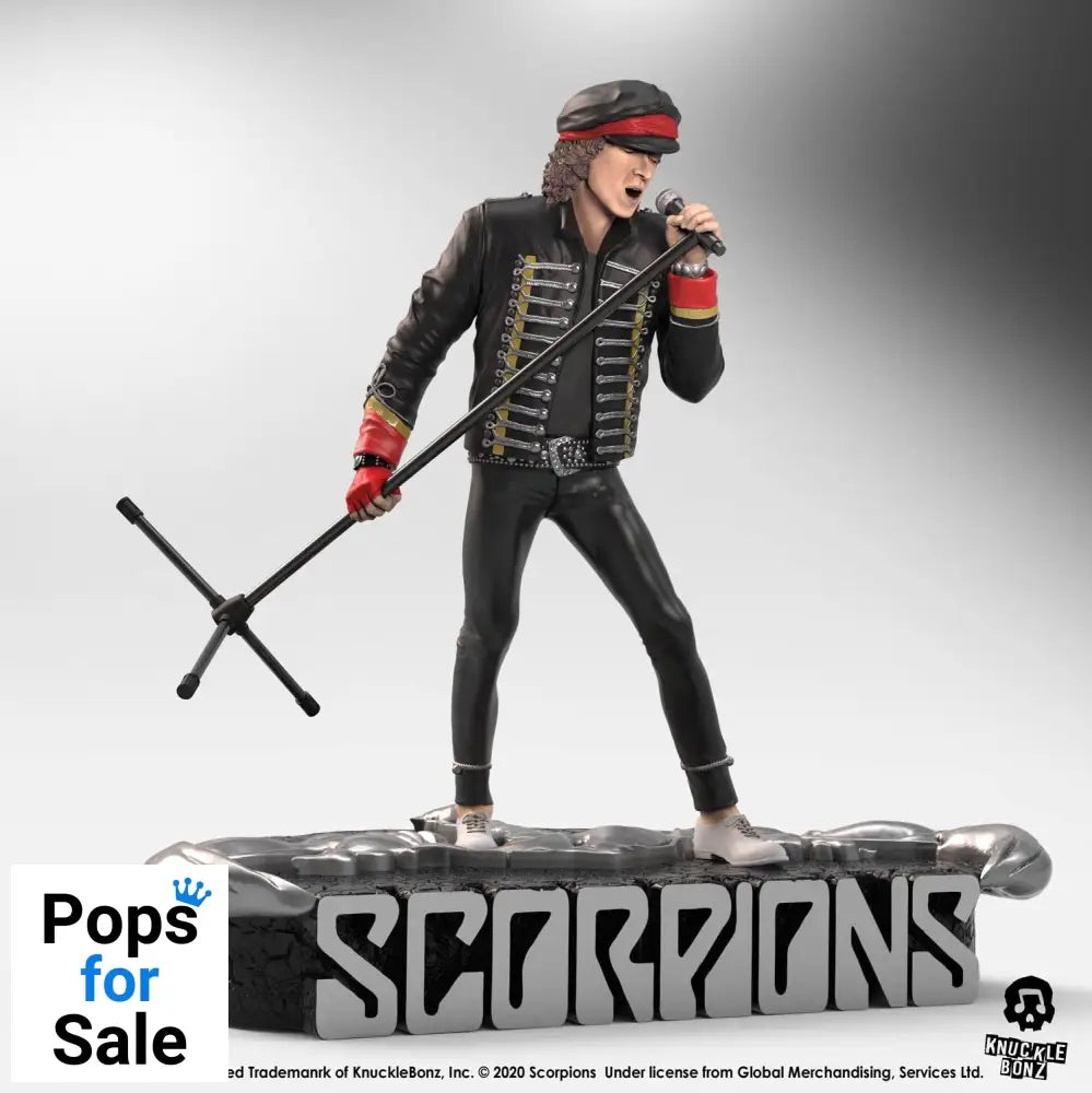 Scorpions Rock Iconz Statue Klaus Meine Limited Edition 22 cm