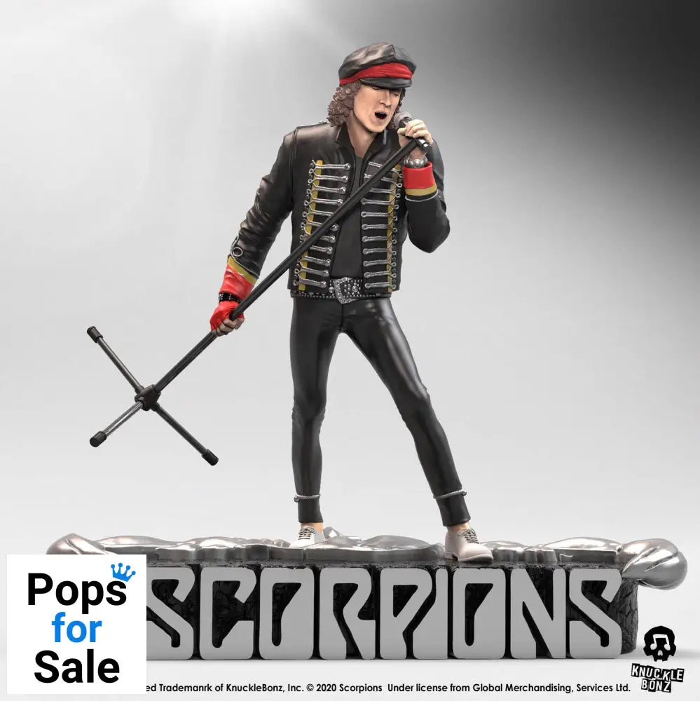 Scorpions Rock Iconz Statue Klaus Meine Limited Edition 22 cm