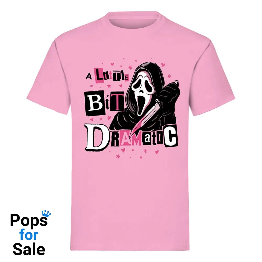 Scream T-Shirt Ghost Face A Little Bit Dramatic Size S T-shirts