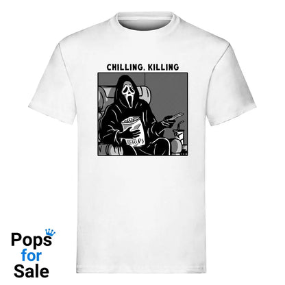 Scream T-Shirt Ghost Face Chilling Killing Size XL T-shirts