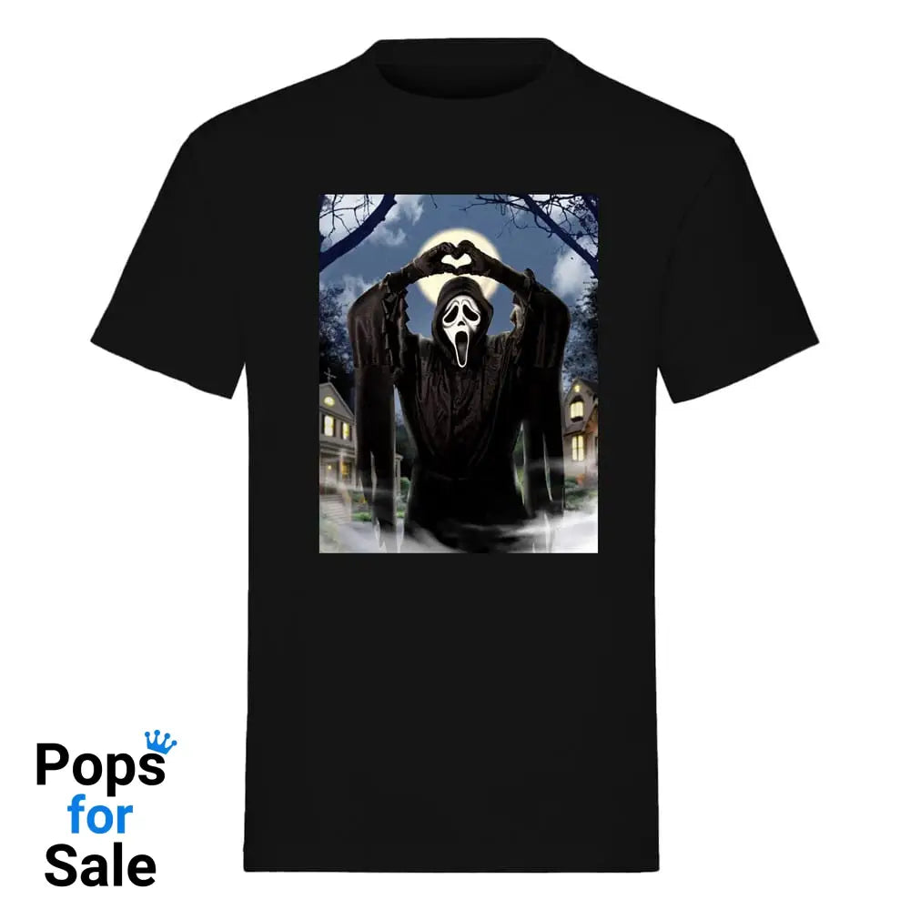 Scream T-Shirt Ghost Face Hearts Size M T-shirts