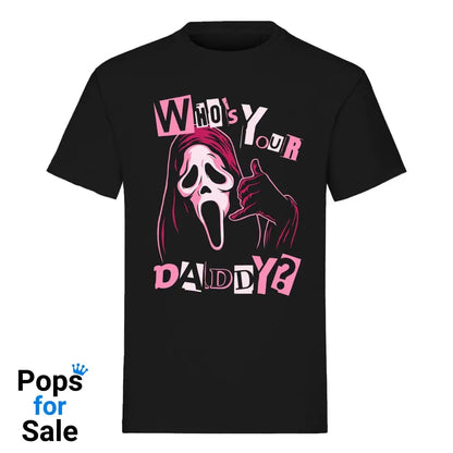 Scream T-Shirt Ghost Face Who's Your Daddy Size S