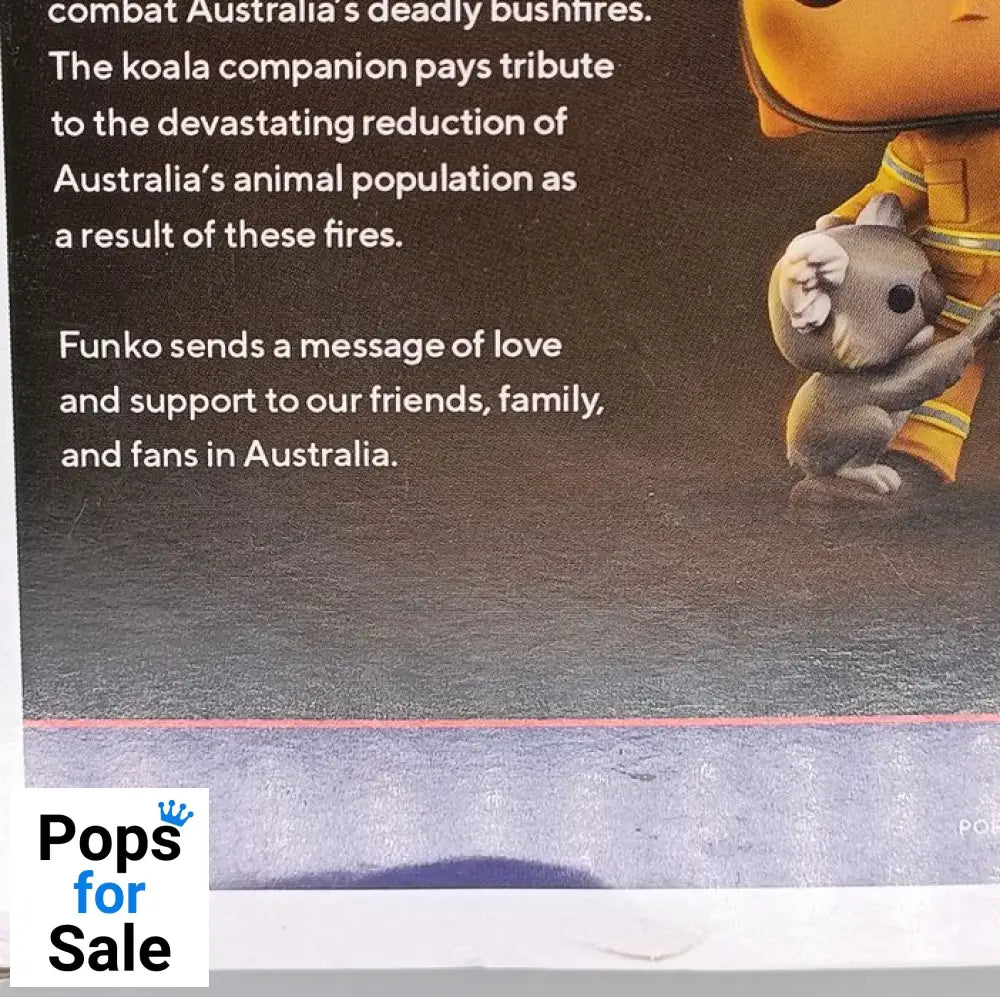 SE Bushfire Heroes - Australia - Damaged Box Funko POP