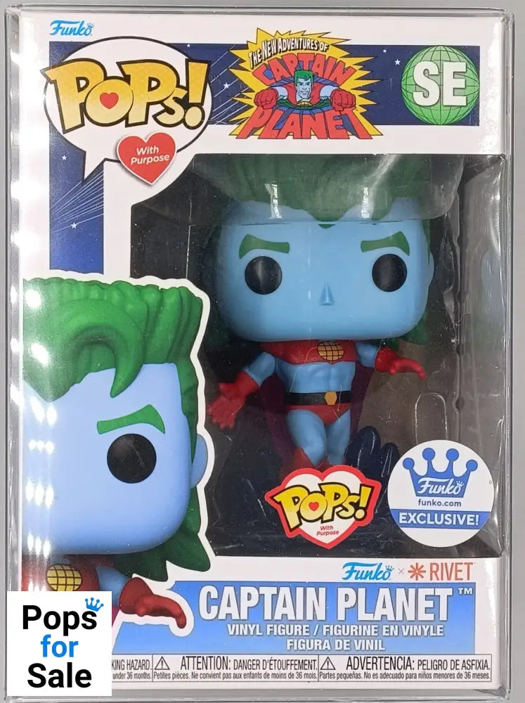 SE Captain Planet (Flying) - Captain Planet Funko POP