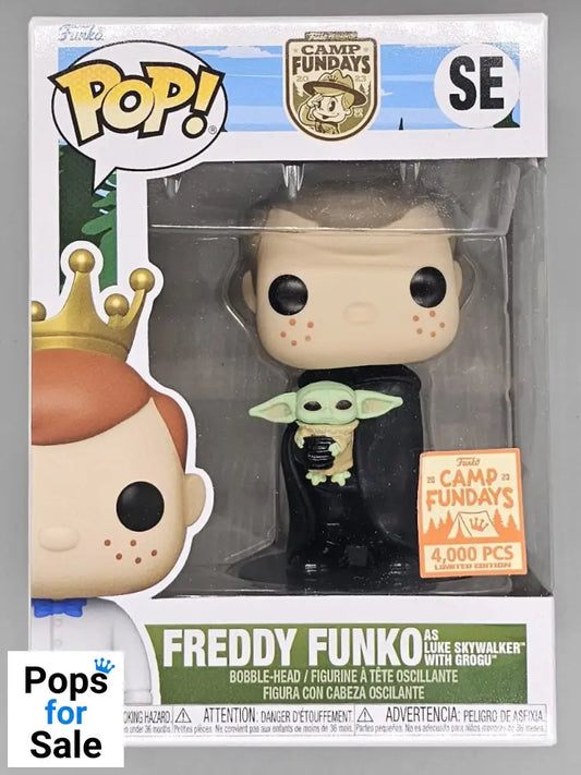 SE Freddy Funko as Luke Skywalker with Grogu - 4000 Ltd Funko POP