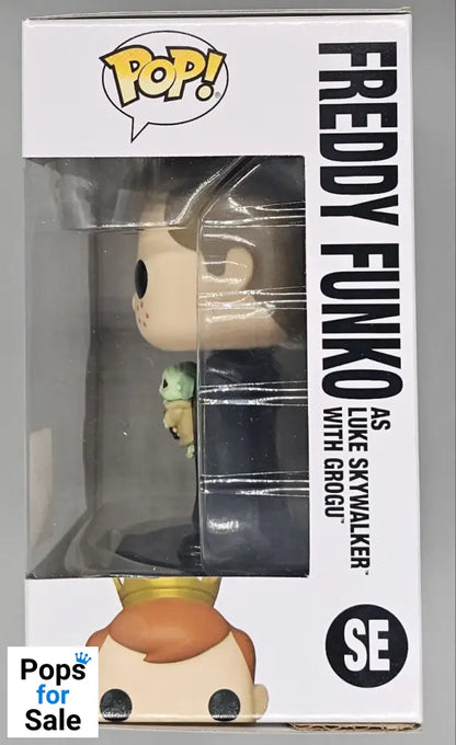 SE Freddy Funko as Luke Skywalker with Grogu - 4000 Ltd Funko POP