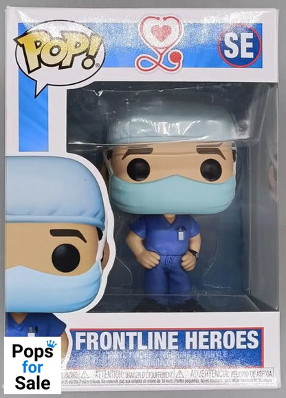 #SE Male Hospital Worker #1 - Frontline Heroes - Box Damaged Funko POP