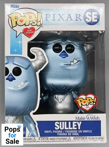 #SE Sulley (MakeAWish) Metallic - Disney Pixar Funko POP