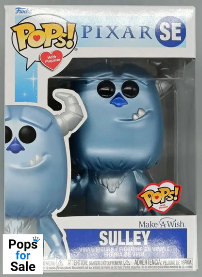 #SE Sulley (MakeAWish) Metallic - Disney Pixar Monsters Inc - Box Damaged Funko POP