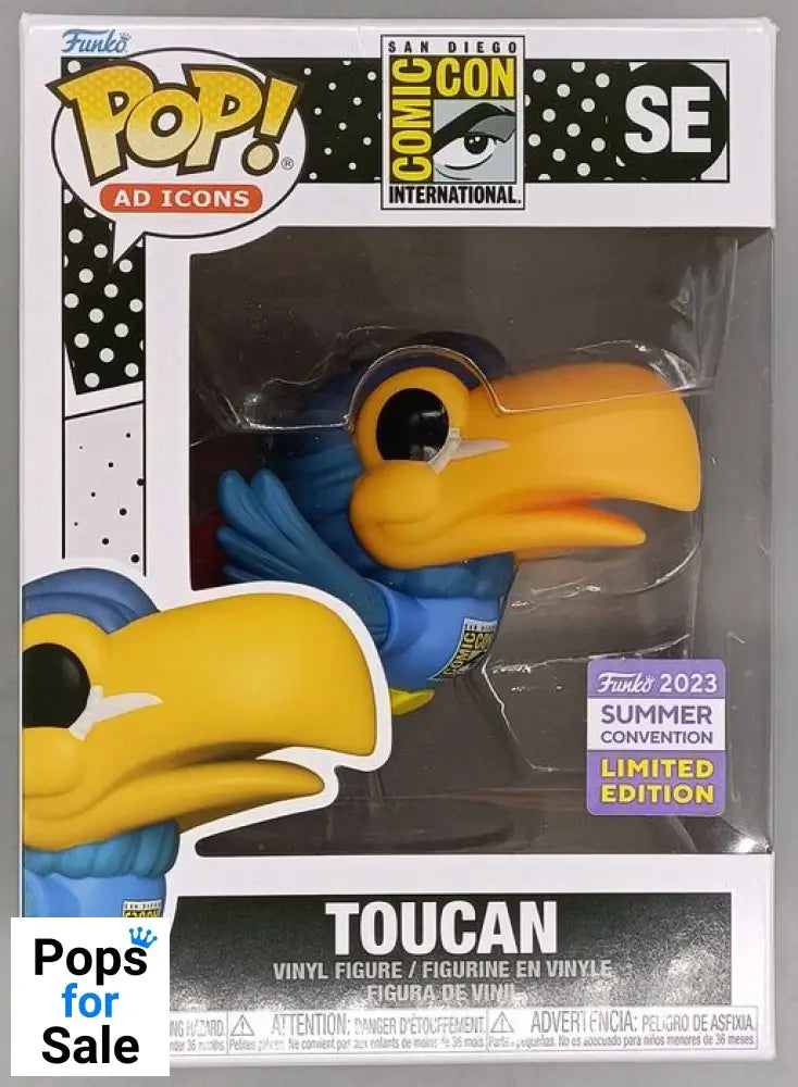 #SE Toucan (Flying) Ad Icons - 2023 Con - Box Damaged Funko POP